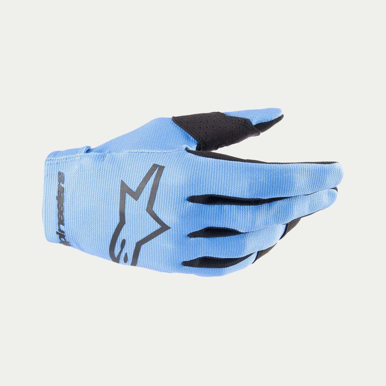 Alpinestars 2024 Radar Youth Motocross Gloves Light Blue Black
